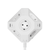Сетевой фильтр пирамида 5 розеток, 2 метра, 2 USB-A+2 USB-C, белый TP-VH4U5E-PD