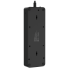 Сетевой фильтр плоский 8 розеток, 3 метра, 3 USB + 1 Type-C 20 Вт, чёрный TP-FS4U8E-PD