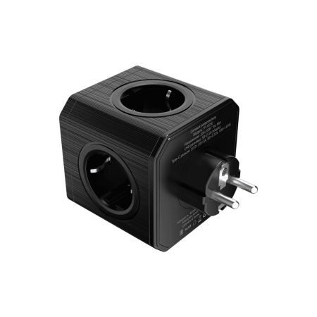 Разветвитель на 5 розеток, чёрный TP-VE5E