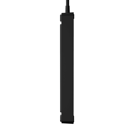 Сетевой фильтр плоский 5 розеток, 2 метра, 2 USB + 1 Type-C 20 Вт, чёрный TP-FS3U5E-PD