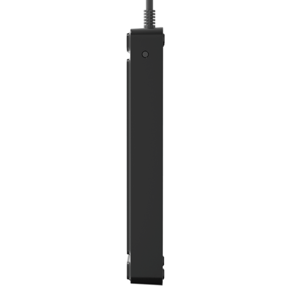 Сетевой фильтр плоский 8 розеток, 3 метра, чёрный TP-FS8E