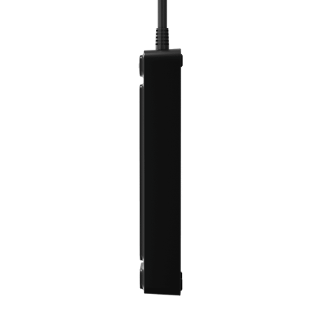 Сетевой фильтр плоский 3 розетки, 2 метра, 2 USB + 1 Type-C 20 Вт, чёрный TP-FS3U3E-PD