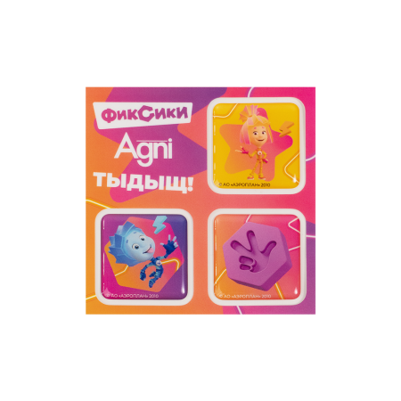 Разветвитель AGNI х Фиксики на 4 розетки, белый TP-WJ4E-FX