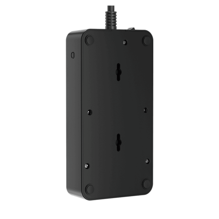 Сетевой фильтр плоский 4 розетки, 3 метра, 3 USB + 1 Type-C 20 Вт, чёрный TP-FS4U4E-PD