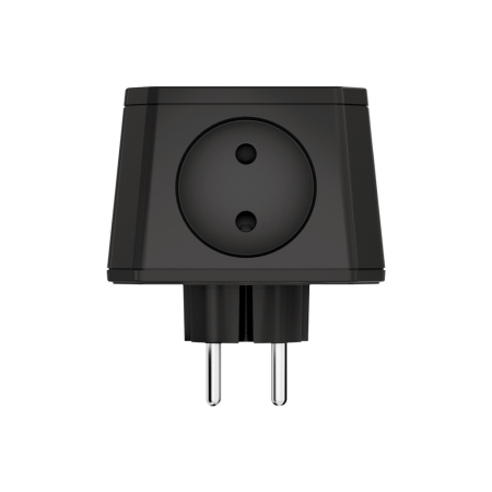 Разветвитель на 4 розетки, чёрный TP-WJ4E