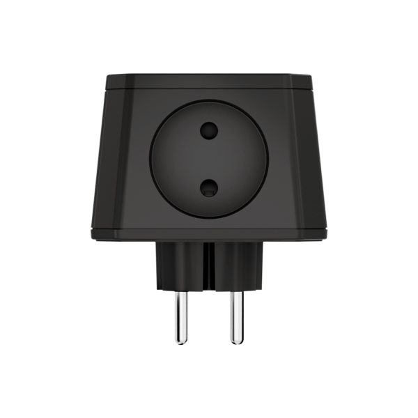 Разветвитель на 4 розетки, чёрный TP-WJ4E