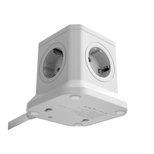 Сетевой фильтр башня 5 розеток, 5 метров, белый TP-VE4U5E