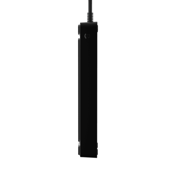 Сетевой фильтр плоский 8 розеток, 5 метров, 3 USB + 1 Type-C 20 Вт, чёрный TP-FS4U8E-PD