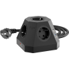 Сетевой фильтр пирамида 5 розеток, 2 метра, 2 USB-A+2 USB-C, чёрный TP-VH4U5E-PD