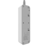 Cетевой фильтр плоский 3 розетки, 3 метра, белый TP-FD3E