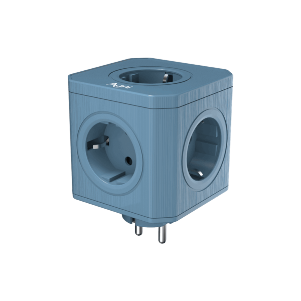 Разветвитель на 5 розеток, синий TP-VE5E