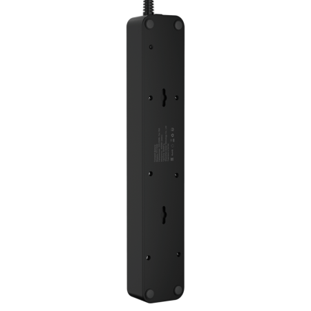 Сетевой фильтр плоский 5 розеток, 5 метров, чёрный TP-FS5E