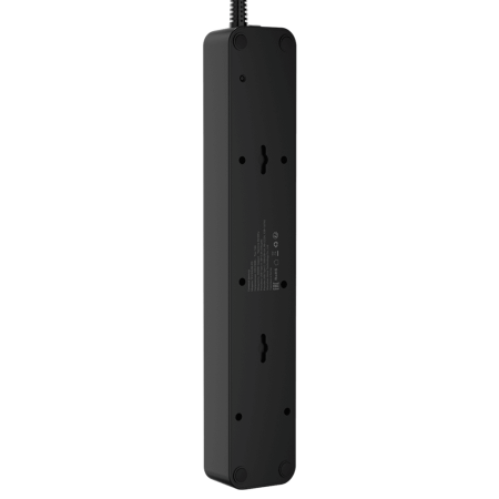 Сетевой фильтр плоский 5 розеток, 5 метров, 2 USB + 1 Type-C 20 Вт, чёрный TP-FS3U5E-PD