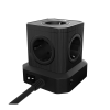 Сетевой фильтр башня 5 розеток, 2 метра, GaN зарядка, 2 USB +3 Type-C 65 Вт, чёрный TP-VE5U5E-С