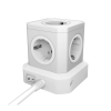 Сетевой фильтр башня 5 розеток, 2 метра, GaN зарядка, 2 USB +3 Type-C 65 Вт, белый TP-VE5U5E-С