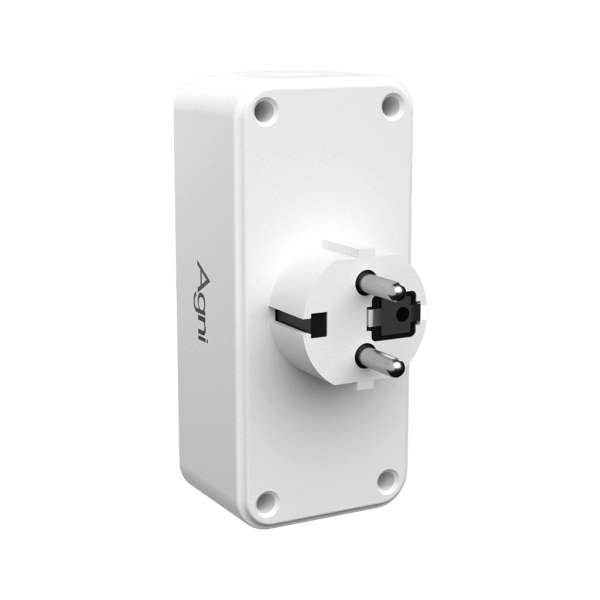 Разветвитель на 2 розетки, 1 USB + 1 Type-C 20 Вт, белый TP-WB2U2E