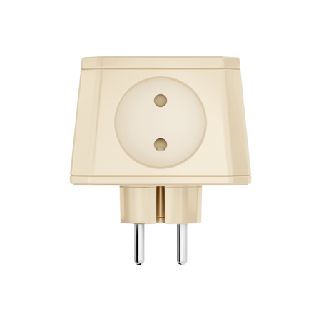 Разветвитель на 4 розетки, слоновая кость TP-WJ4E